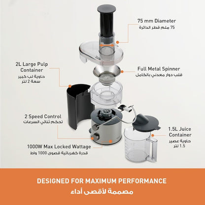 Panasonic 220 volt juicer blender grinder wet dry mill all in one Juice extractor blender 220v 240 volts 50 hz MJ - CB800STN - 220 - Electronics