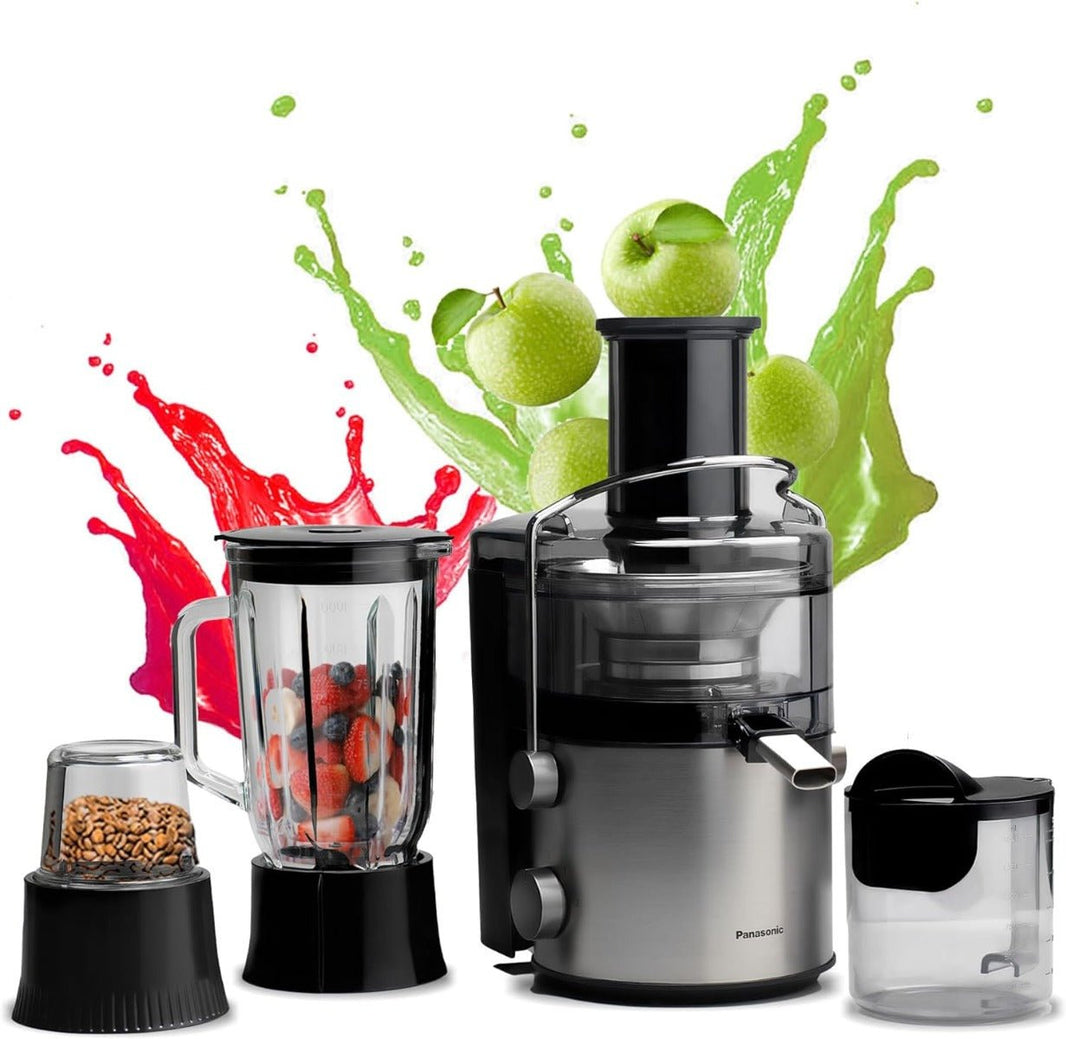 Panasonic 220 volt juicer blender grinder wet dry mill all in one Juice extractor blender 220v 240 volts 50 hz MJ - CB800STN - 220 - Electronics