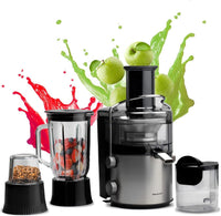 Panasonic 220 volt juicer blender grinder wet dry mill all in one Juice extractor blender 220v 240 volts 50 hz MJ - CB800STN - 220 - Electronics