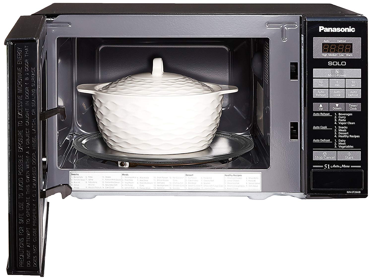Panasonic 220 volt Microwave NN - ST266B 20 liter Black 220v 240 volts 50 hz - 220 - Electronics
