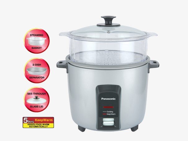 Panasonic 220 volt Rice Cooker SR - Y22 Silver Color 2.2 liter 220v 240 volts - 220 - Electronics