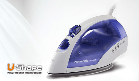 Panasonic 220v steam iron NI - E510 1950 Watts Steam Iron 220 volt 240 volts 50 hz - 220 - Electronics