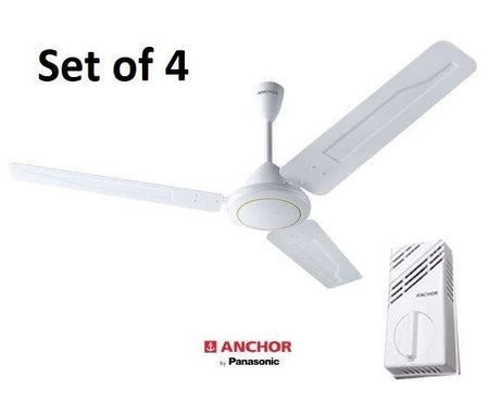 Panasonic Anchor A56A1 220 Volt Ceiling Fan 56" 4 Room Ceiling Fans 220v 240 volts - 220 - Electronics