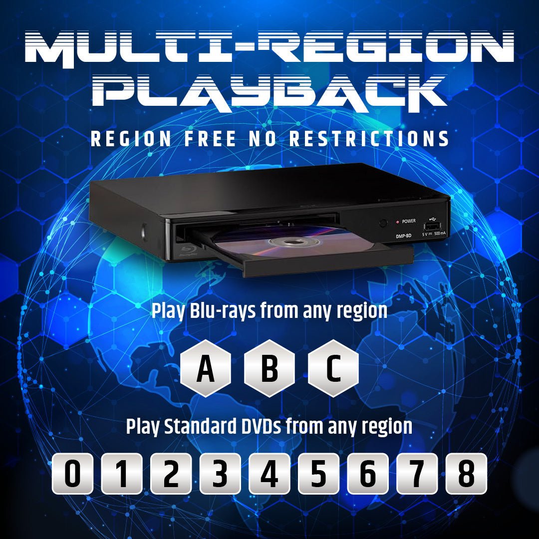 Panasonic DMP-BD Region Free Blu-ray player - 220-electronics.com