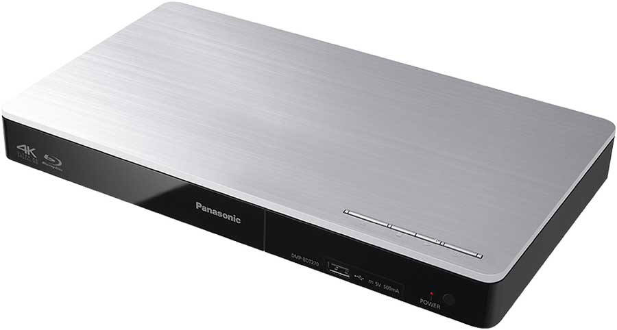 Panasonic DMP-BDT270 Region Free 4K 3D WiFi Blu Ray Player
