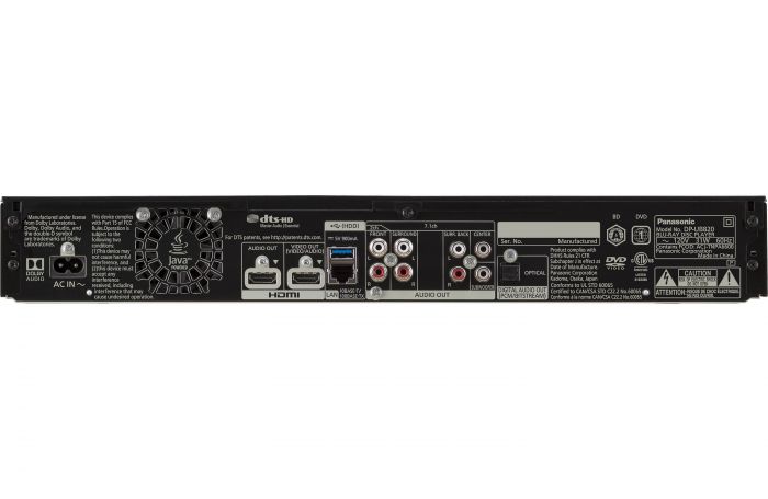 Panasonic DP - UB820 Region free Blu - ray Player UHD Ultra HD 4K Wifi 3D - 220 - Electronics