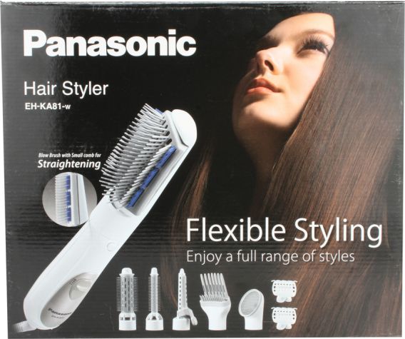 Panasonic EH - KA81V 220 volts hair dryer brush 650 watts 3 - speed Hair Styler, 220v 240 volts - 220 - Electronics