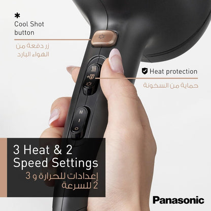 Panasonic EH - NE86 hair dryer 220 volt 240 volts blow dryer Panasonic type g plug type e adaptor - 220 - Electronics