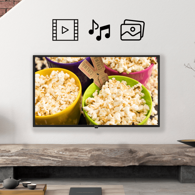 Panasonic TH - 43H400M 43 inch FULL HD LED TV PAL NTSC SECAM 110 v 220 volt 240 volts 50 60 hz - 220 - Electronics