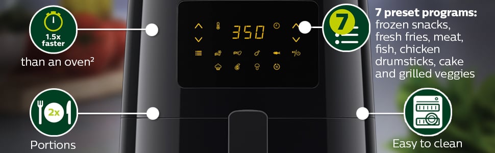 Philips 220 volt 4 Liter Air Fryer HD9252 - 51 220v 240 volts 50 hz - 220 - Electronics