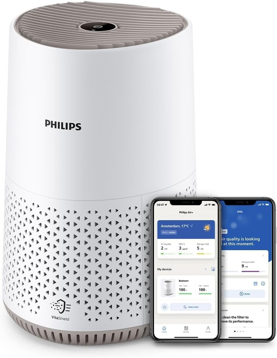 Philips 220v Air Purifier AC0650220v Series, Ultra-quiet and energy-efficient, For allergy sufferers, HEPA filter removes 99.97% of pollutants 220 volt 50 hz - 220v volt electronics