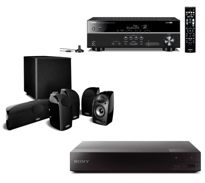 Polk Audio TL1600 Home Theater System Blu - ray & Receiver Combo Package - 220 - Electronics