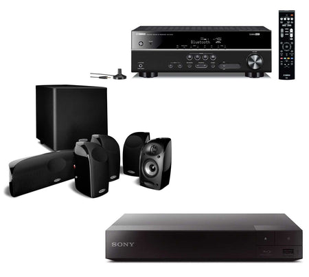 Polk Audio TL1600 Home Theater System Blu - ray & Receiver Combo Package - 220 - Electronics