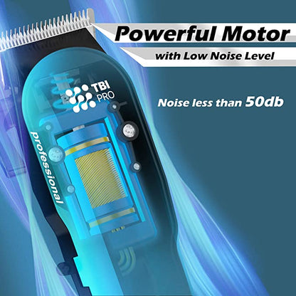 PRO SERIES Professional Cordless clipper and beard trimmer 110 220 240 volts 50 / 60 hz with clipper combs and scissors included - 220 - Electronics