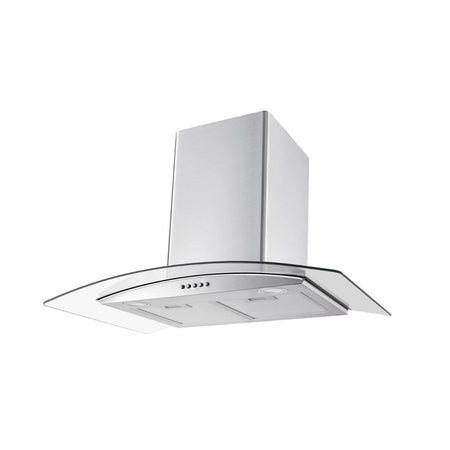 Professional 30" Electric Hood EIQ80CURVSCTM/220/SS 30" Curved Glass Stainless Steel Chimney Hood 220v 240 volts 50 hz - 220 - Electronics