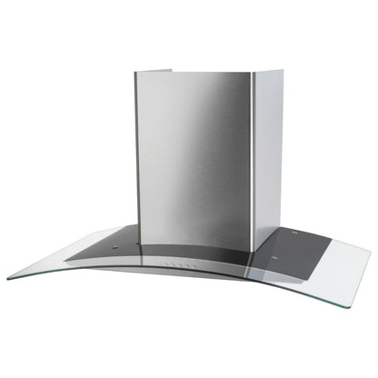 Professional 30" Electric Hood EIQ80CURVSCTM/220/SS 30" Curved Glass Stainless Steel Chimney Hood 220v 240 volts 50 hz - 220 - Electronics