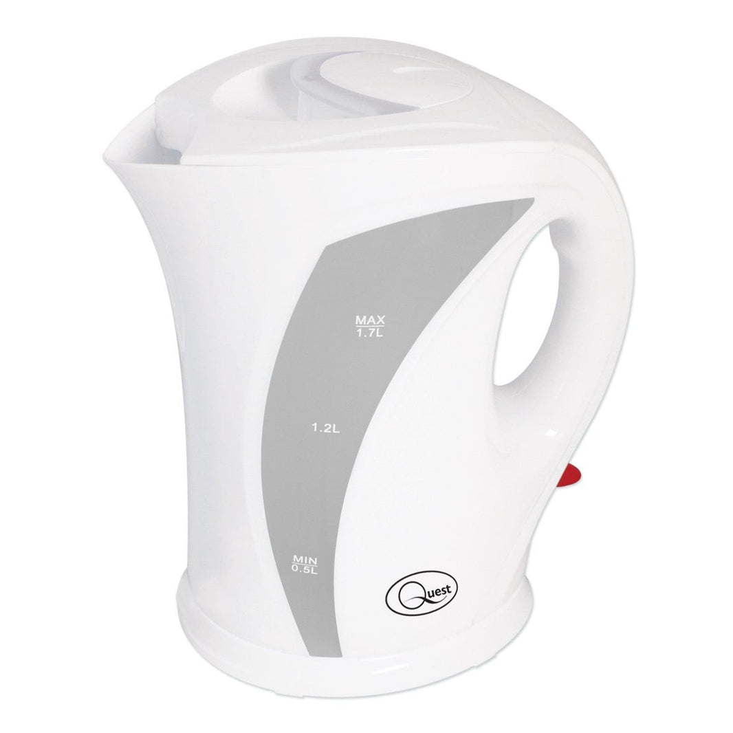 Quest 220 volts Electric Kettle 1.7 Liter white 2200 watts 220 240 volt 35010 - 220 - Electronics