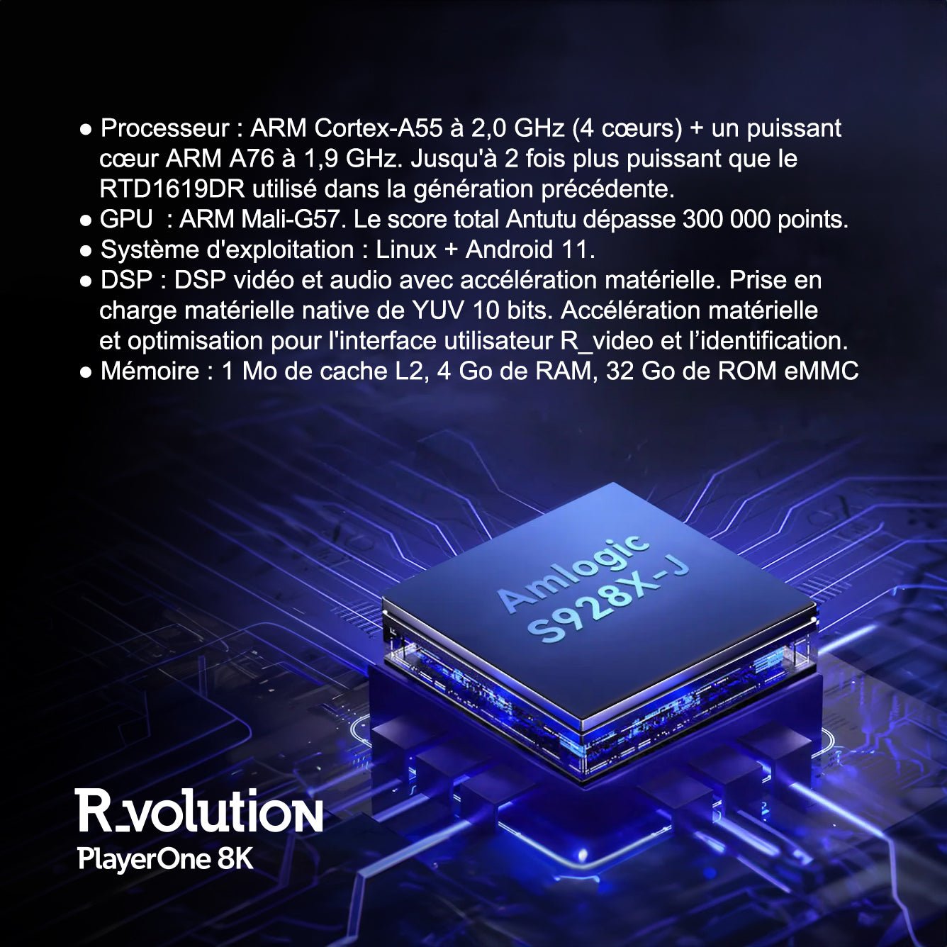 R_volution PlayerOne 8K — Network Media Player & Server - 220v volt electronics