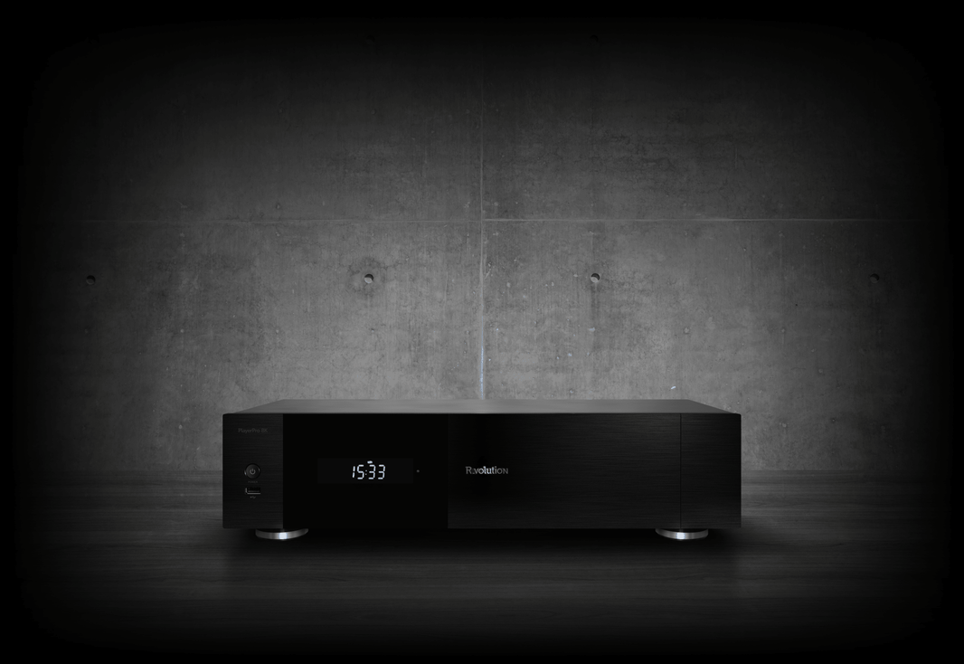 R_volution PlayerPro 8K — Elite Media Player with Dual HDD & Toroidal PSU - 220v volt electronics