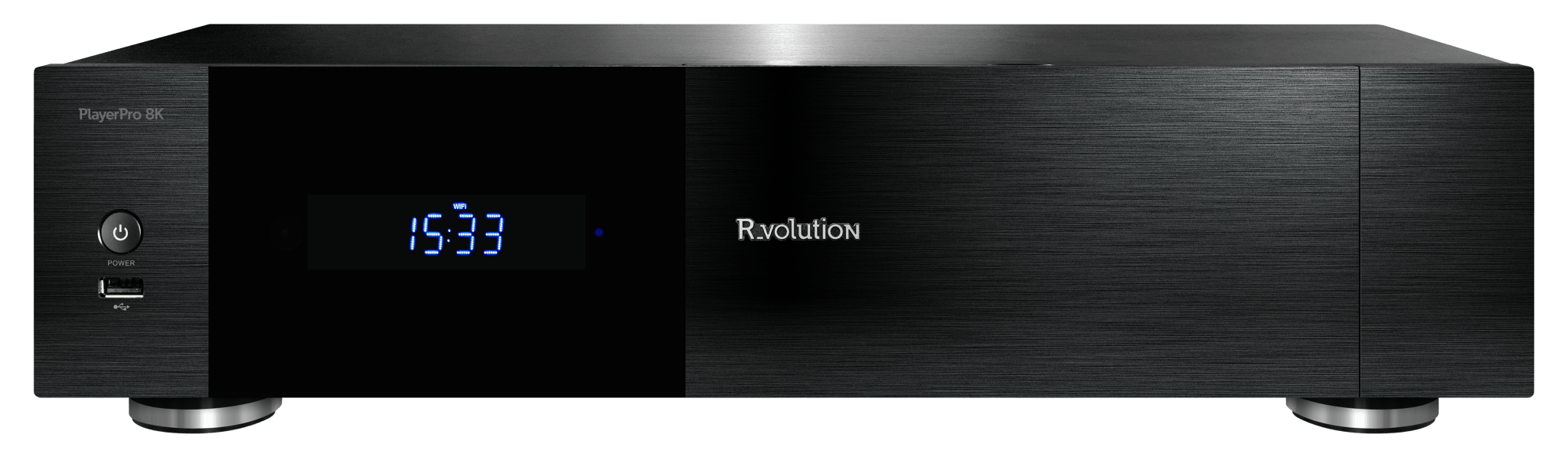 R_volution PlayerPro 8K — Elite Media Player with Dual HDD & Toroidal PSU - 220v volt electronics