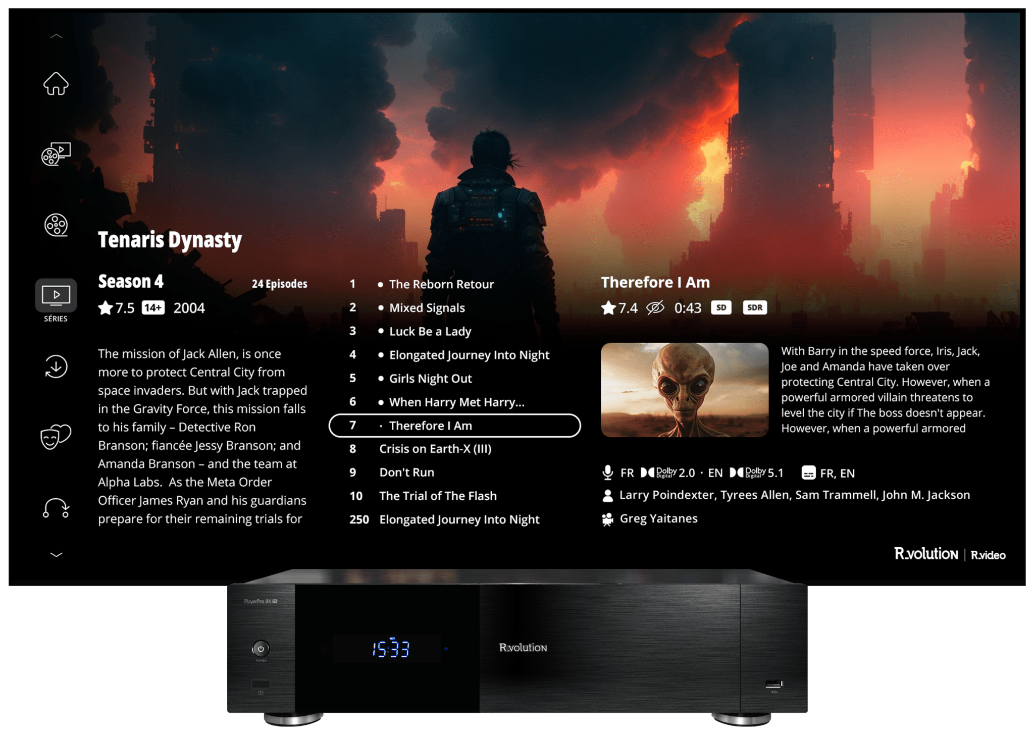 R_volution PlayerPro 8K TV — Elite Media Player with Android TV & Streaming - 220v volt electronics
