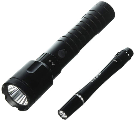 Ray - Bow RB - 311 200 Lumens Rechargeable LED Flashlight 110~220 Volt 50/60 HZ With Bonus LED Penlight - 220 - Electronics