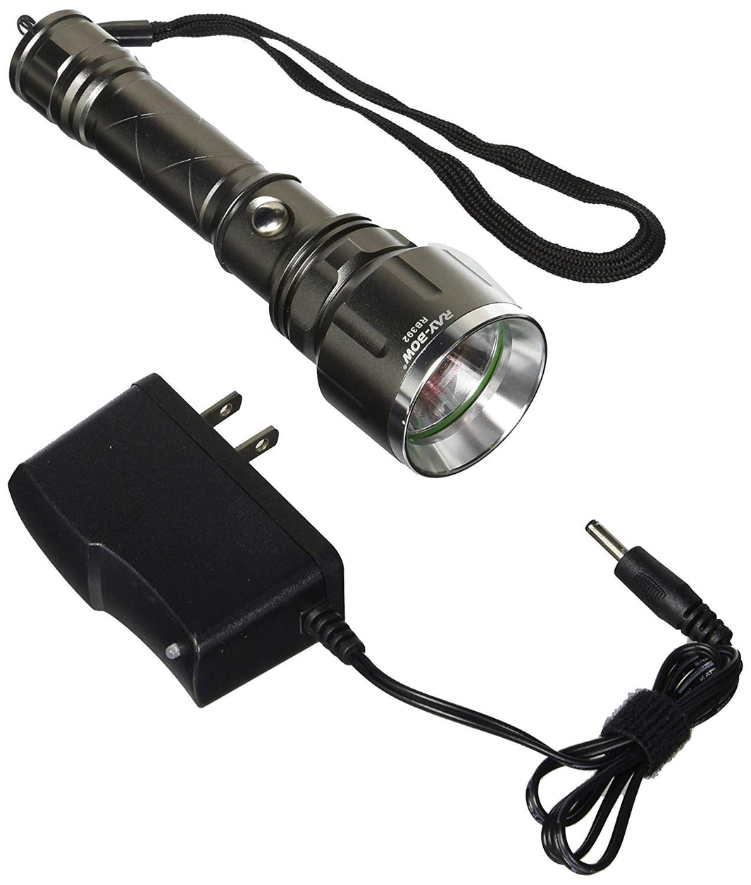 Ray - Bow RB392 150 Lumens Rechargeable LED Flashlight 110~220 Volt 50/60 HZ With Bonus LED Penlight - 220 - Electronics