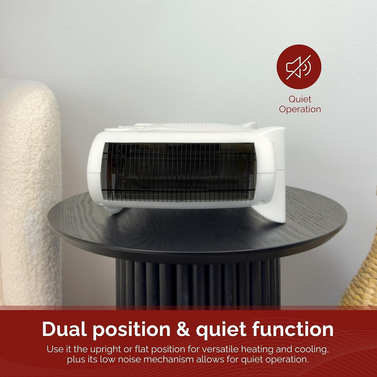 Rediffusion 220 volt Heater RED901 220v heater 3 settings 2000 watts Fan Low High - 220v volt electronics