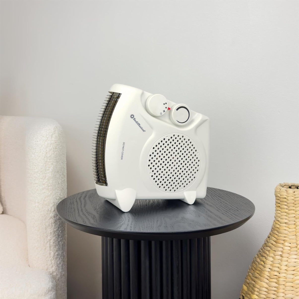 Rediffusion 220 volt Heater RED901 220v heater 3 settings 2000 watts Fan Low High - 220v volt electronics