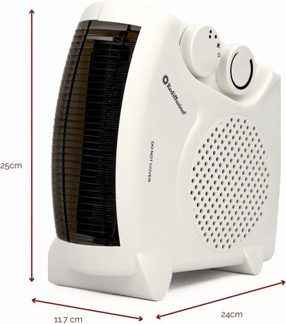 Rediffusion 220 volt Heater RED901 220v heater 3 settings 2000 watts Fan Low High - 220v volt electronics