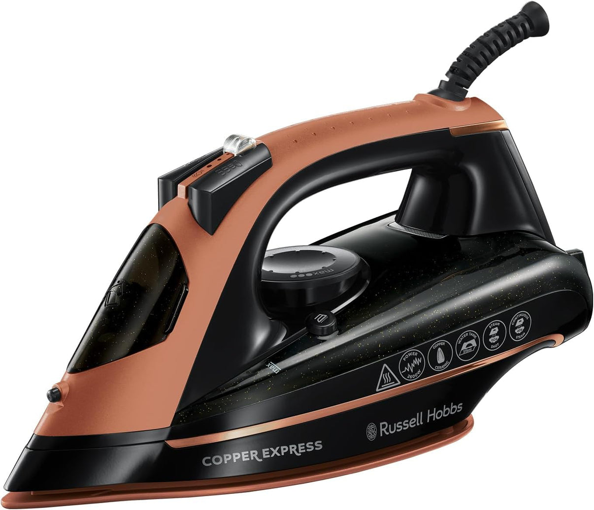 Russell Hobbs 220 volt iron Pro Model 2600 watts Copper Express Iron 220v 50hz model 23975 - 220v volt electronics