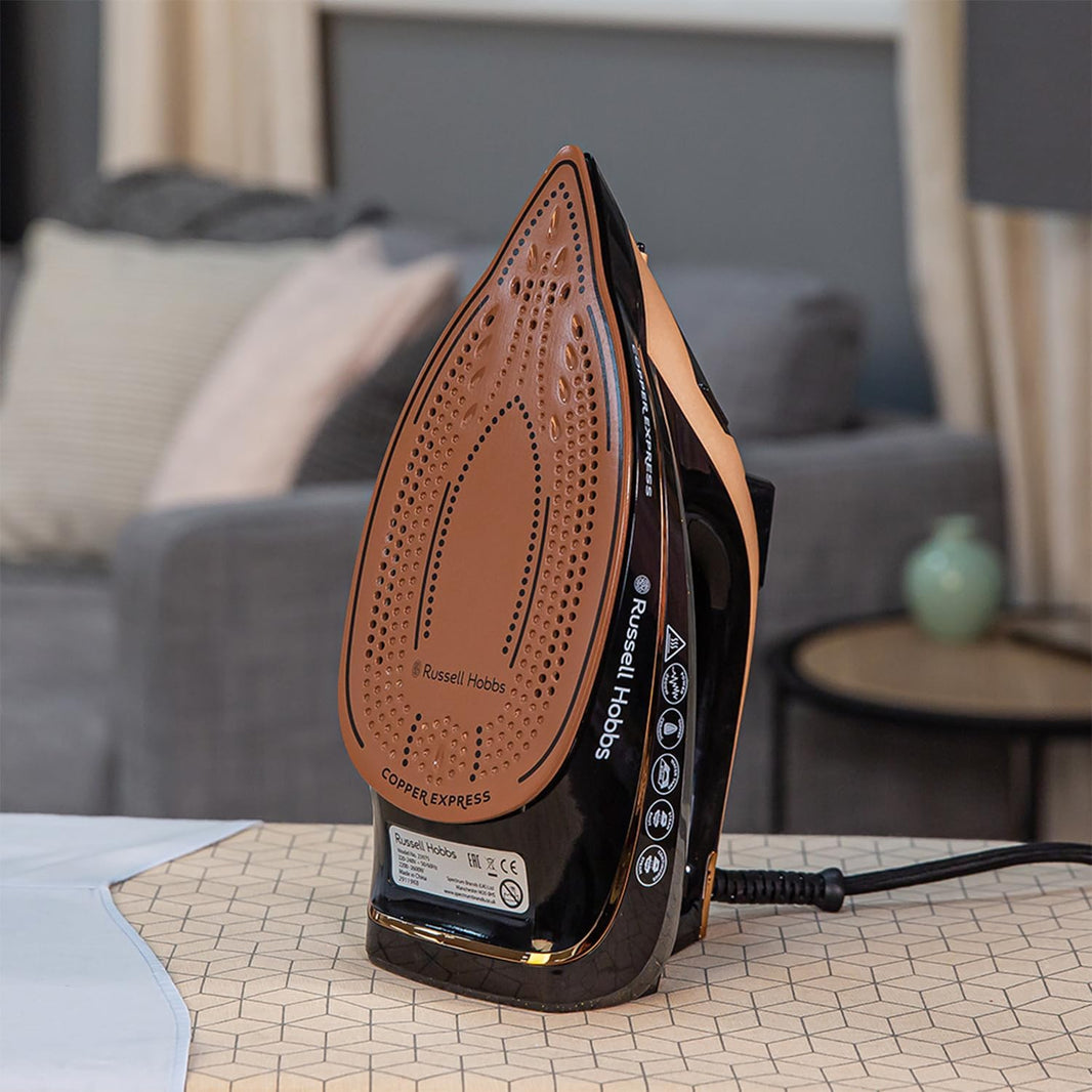 Russell Hobbs 220 volt iron Pro Model 2600 watts Copper Express Iron 220v 50hz model 23975 - 220v volt electronics