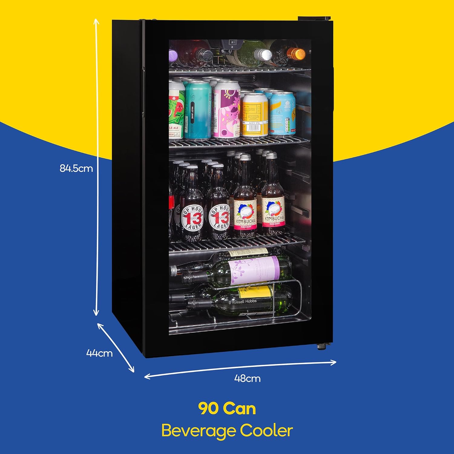 RUSSELL Hobbs 220 volt undercounter Beverage Fridge 220v 50 hz - 220v volt electronics
