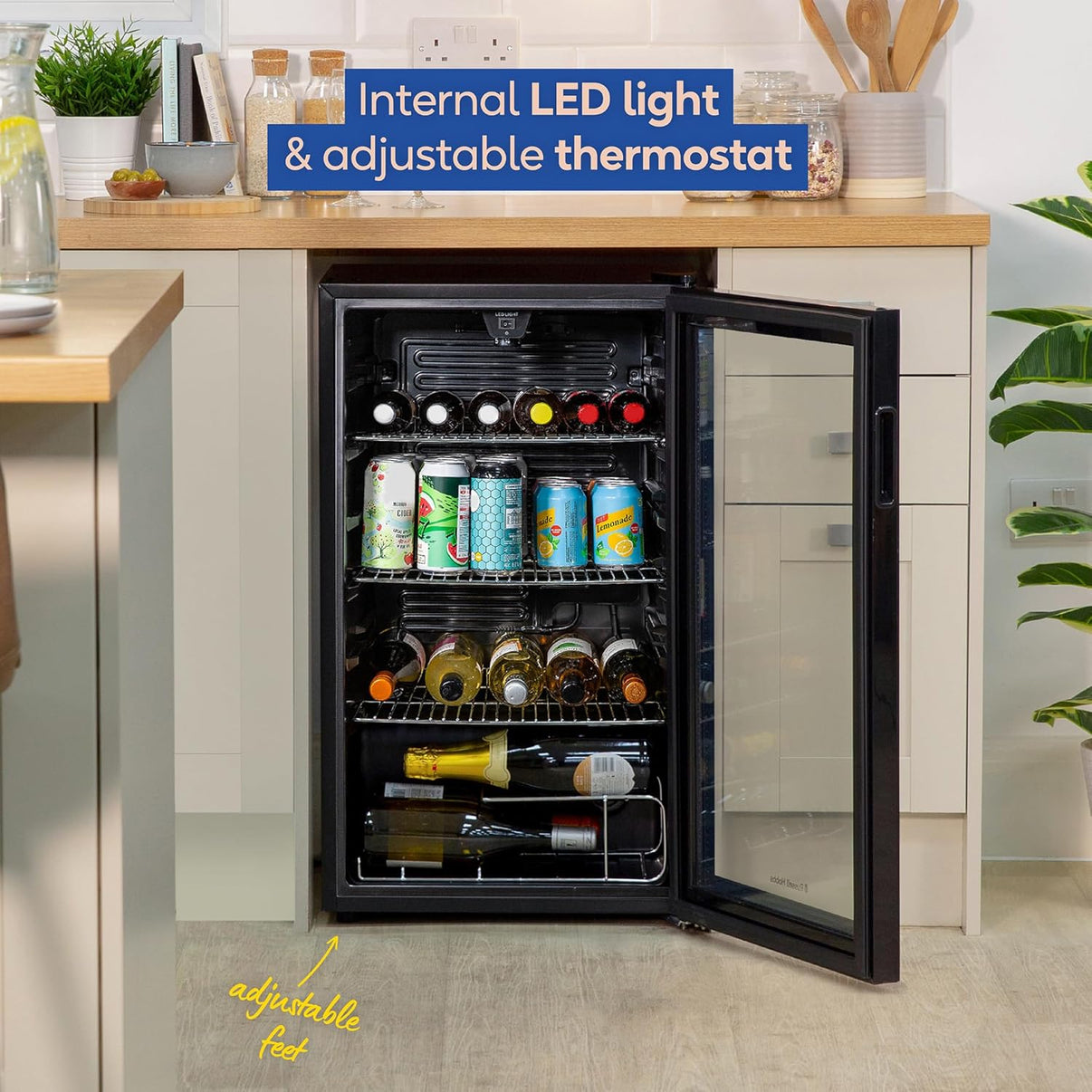 RUSSELL Hobbs 220 volt undercounter Beverage Fridge 220v 50 hz - 220v volt electronics