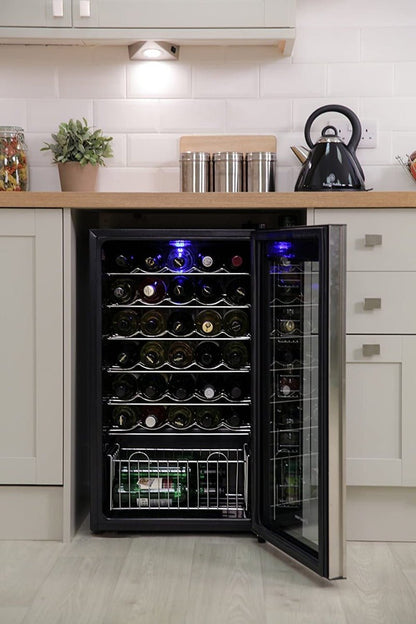 Russell Hobbs 220 volts 34 Bottle Wine Cooler RH34WC1 220v 240 volts - 220 - Electronics