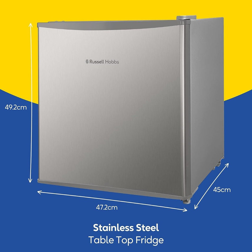 Russell Hobbs 220 volts compact size 43 Liter mini fridge 1.5 cu ft refrigerator 220v 240 volts 50 hz - 220 - Electronics
