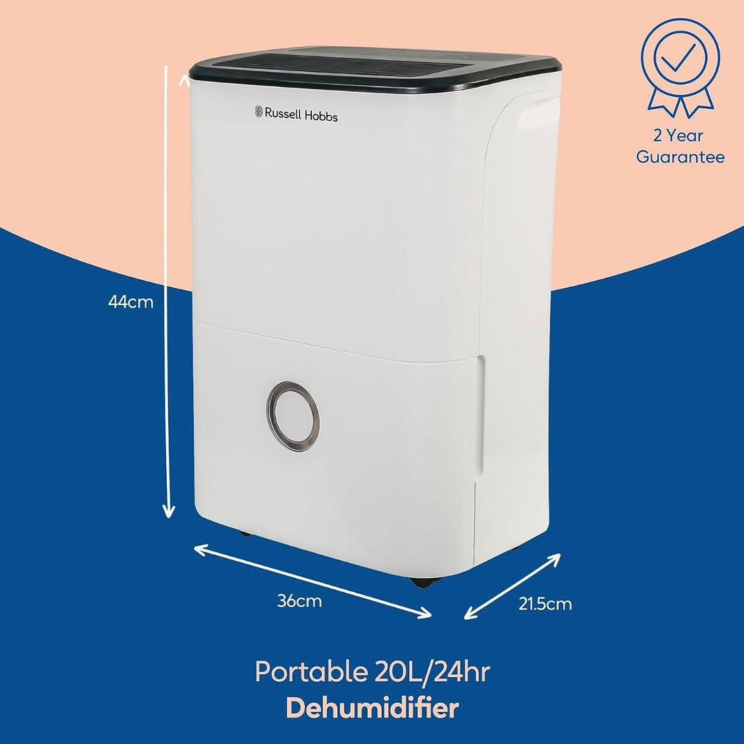 Russell Hobbs 220 volts dehumidifier 20 LIter 220v 240 volts 50 hz RHDH2002 - 220 - Electronics
