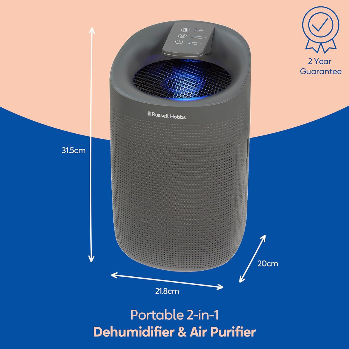 Russell hobbs 220 volts dehumidifier with air purifier RHDH1101G220v air purifier 220v - 220v volt electronics