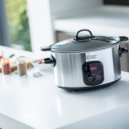 Russell Hobbs 220 volts Slow Cooker 22750 6 Liter Slow Cooker 220v 240 volts 50 hz - 220 - Electronics