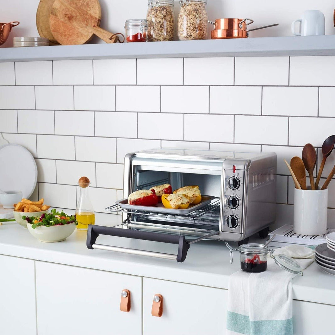 Russell Hobbs 26095 220 volts Toaster Oven Air Fryer Convection Oven Bake Grill Stainless Steel Stainless Steel 220v 240 volt 1500 Watts - 220 - Electronics