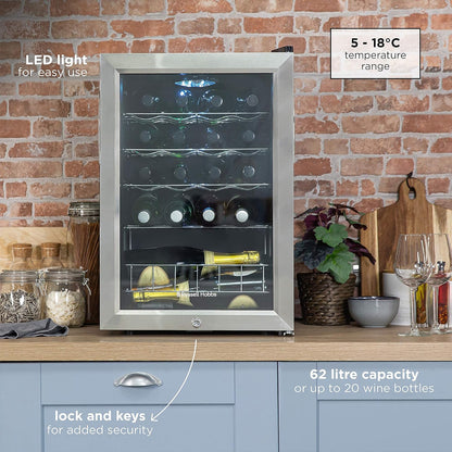 Russell Hobbs Beverage Fridge 220v RHGWC4SS 220 volts 50hz - 220v volt electronics