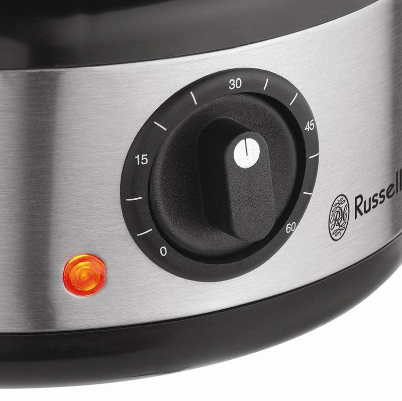 Russell Hobbs Food Collection Compact Food Steamer 220 240 volts, 7 L - Brushed Stainless Steel - (14453 - 00) - 220v volt electronics