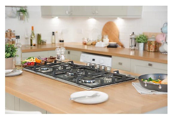 Russell Hobbs RH86GH702SS 86CM 220 volt GAS Cooktop hob cooker 34 inches stovetop 220 volts 220v 50 60 hz stove top LP or Natural gas - 220 - Electronics