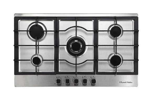 Russell Hobbs RH86GH702SS 86CM 220 volt GAS Cooktop hob cooker 34 inches stovetop 220 volts 220v 50 60 hz stove top LP or Natural gas - 220 - Electronics