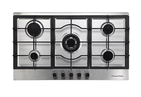 Russell Hobbs RH86GH702SS 86CM 220 volt GAS Cooktop hob cooker 34 inches stovetop 220 volts 220v 50 60 hz stove top LP or Natural gas - 220 - Electronics