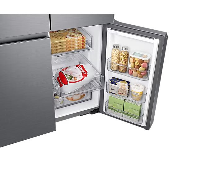 Samsung 220 volt French Door Refrigerator RF65A967FS9/EU Series 9 four door fridge with Beverage center and Dual auto ice maker Stainless Steel 220v 240 volts 50 hz - 220 - Electronics