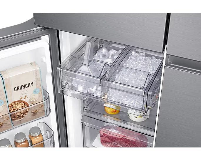 Samsung 220 volt French Door Refrigerator RF65A967FS9/EU Series 9 four door fridge with Beverage center and Dual auto ice maker Stainless Steel 220v 240 volts 50 hz - 220 - Electronics
