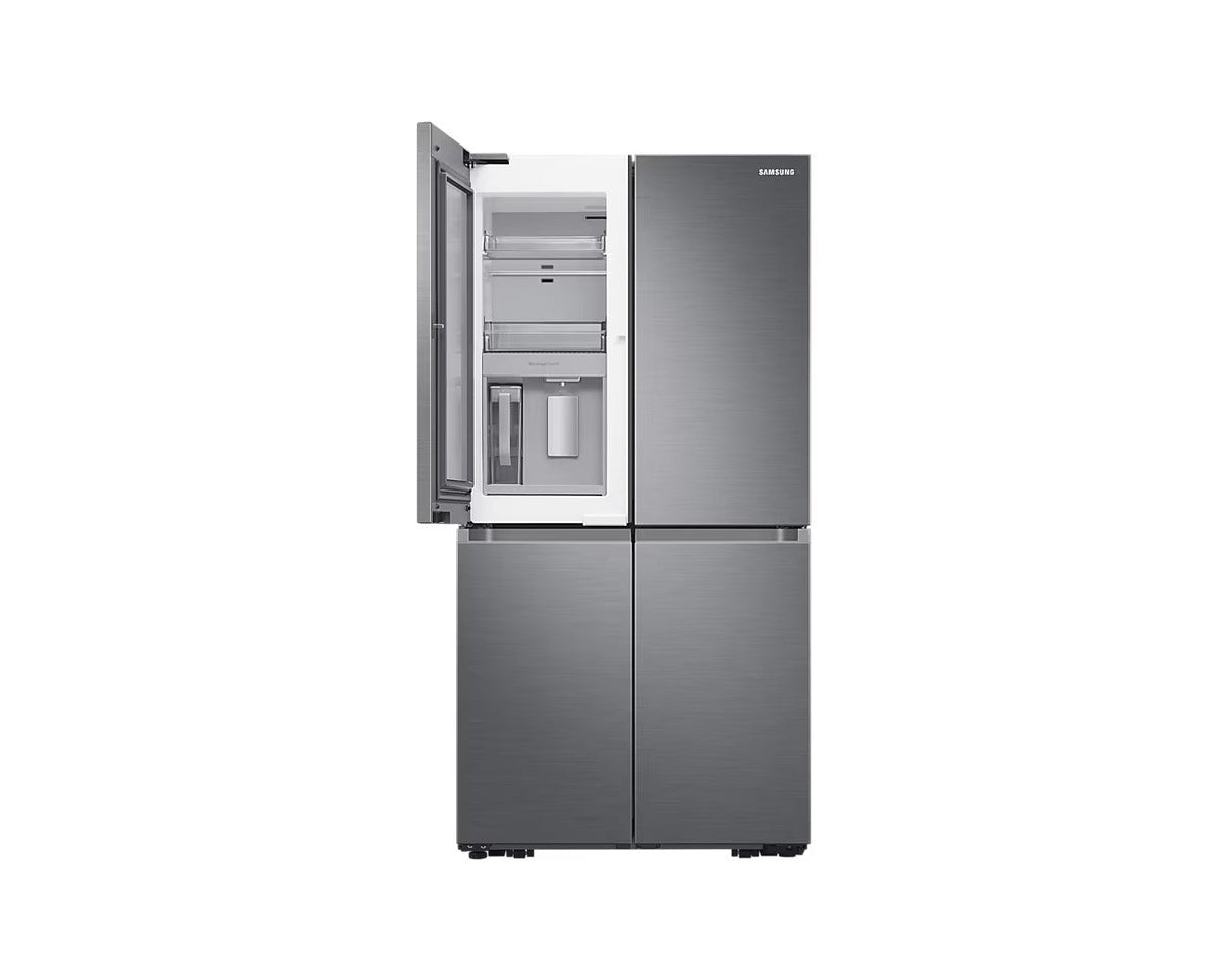 Samsung 220 volt French Door Refrigerator RF65A967FS9/EU Series 9 four door fridge with Beverage center and Dual auto ice maker Stainless Steel 220v 240 volts 50 hz - 220 - Electronics