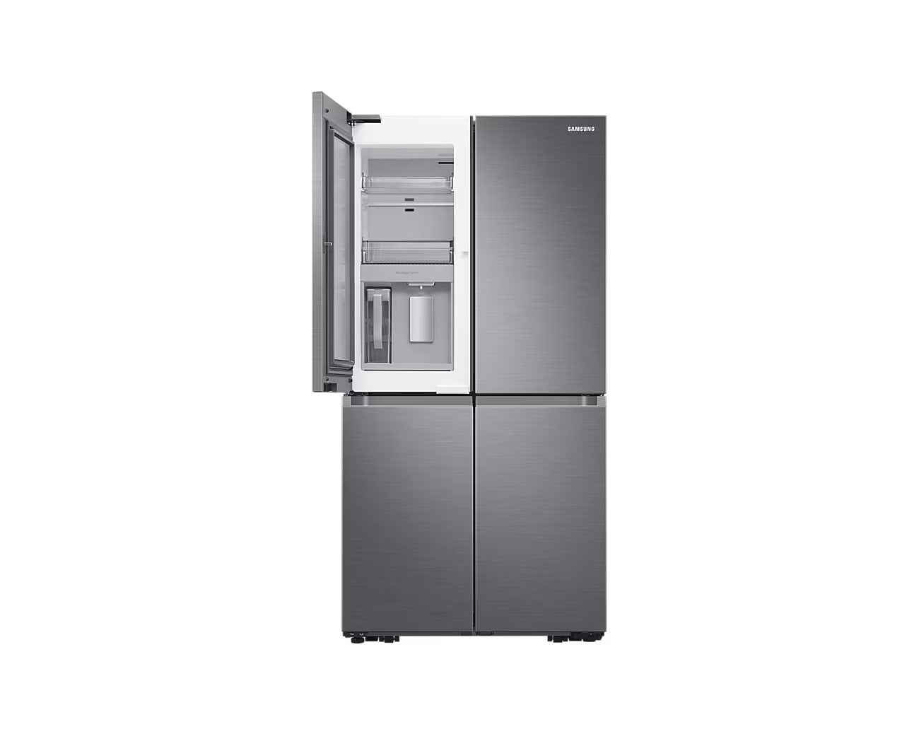 Samsung 220 volt French Door Refrigerator RF65A967FS9/EU Series 9 four door fridge with Beverage center and Dual auto ice maker Stainless Steel 220v 240 volts 50 hz - 220 - Electronics