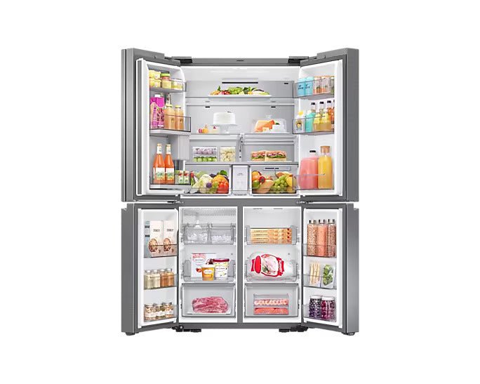 Samsung 220 volt French Door Refrigerator RF65A967FS9/EU Series 9 four door fridge with Beverage center and Dual auto ice maker Stainless Steel 220v 240 volts 50 hz - 220 - Electronics